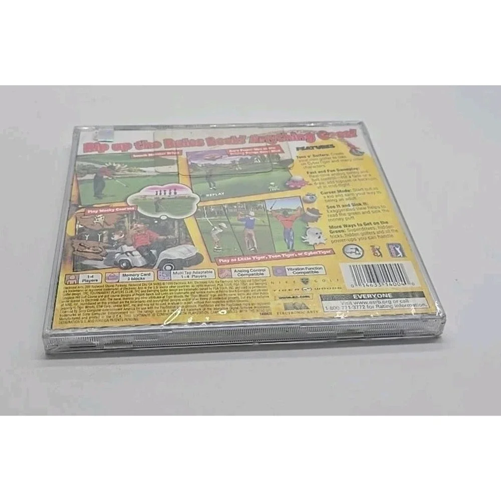 SEALED CyberTiger (Sony PlayStation 1, 1999) Nintendo‎